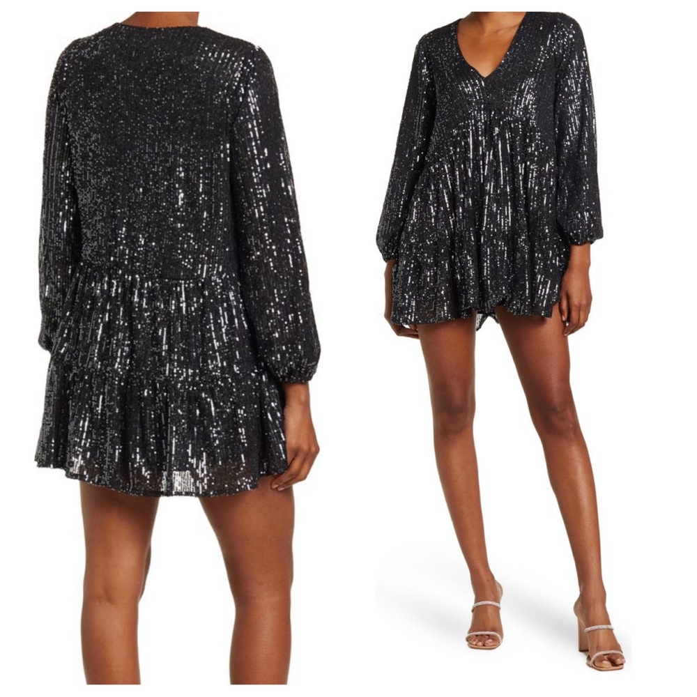 Melloday v-neck dress